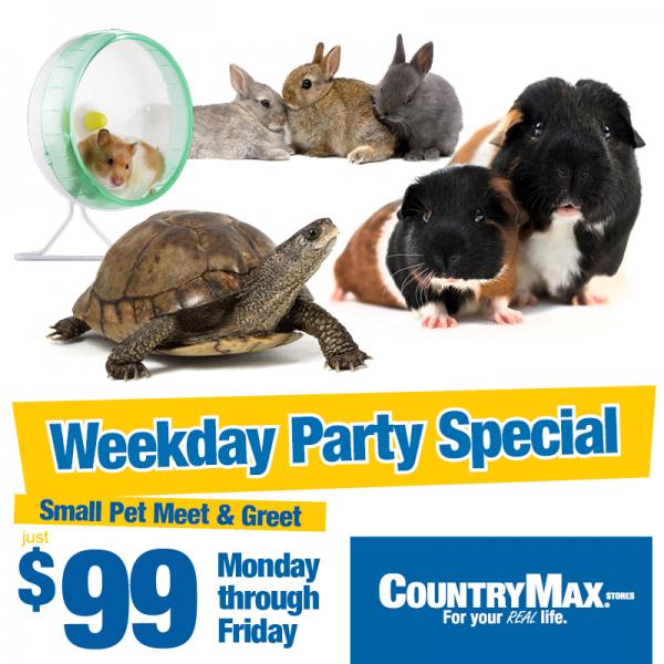 $99 Weekday Party Special